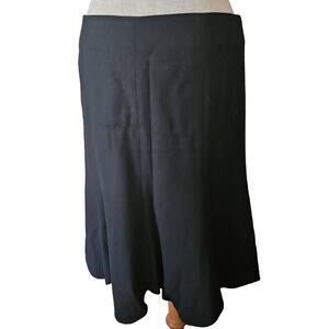 Black Knee Length Skirt Size 8